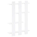 vidaXL Falpolc Fehér 61 x 13,5 x 88 cm Szerelt Fa