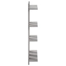 vidaXL Falpolc Betonszürke 61 x 13,5 x 88 cm Szerelt Fa