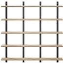vidaXL Falpolc Sonoma Tölgy 102 x 13.5 x 102 cm Szerelt Fa