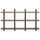 vidaXL Falpolc Antik Fa 102 x 13,5 x 58 cm Szerelt Fa