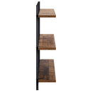 vidaXL Falpolc Antik Fa 102 x 13,5 x 58 cm Szerelt Fa
