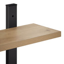 vidaXL Falpolc Kézműves Tölgy 79.5 x 13.5 x 80 cm Szerelt Fa
