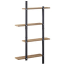 vidaXL Falpolc Kézműves Tölgy 61 x 13,5 x 105,5 cm Szerelt Fa