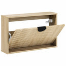 vidaXL Cipőszekrény VENRAY 70 x 17 x 43 cm Szerelt Fa Sonoma Tölgy