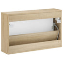 vidaXL Cipőszekrény VENRAY 70 x 17 x 43 cm Szerelt Fa Sonoma Tölgy