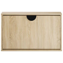 vidaXL Cipőszekrény VENRAY 70 x 17 x 43 cm Szerelt Fa Sonoma Tölgy