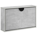 vidaXL Cipőszekrény VENRAY 70 x 17 x 43 cm Szerelt Fa Betonszürke