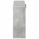 vidaXL Cipőszekrény VENRAY 70 x 17 x 43 cm Szerelt Fa Betonszürke