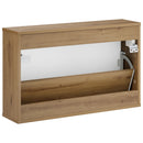 vidaXL Cipőszekrény VENRAY 70 x 17 x 43 cm Szerelt Fa Kézműves Tölgy