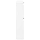 vidaXL Cipőszekrény VENRAY 70 x 17 x 82 cm Szerelt Fa Fehér