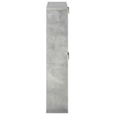 vidaXL Cipőszekrény VENRAY 70 x 17 x 82 cm Szerelt Fa Betonszürke