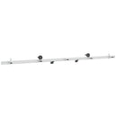 vidaXL Tolóajtó vasalat készlet 213,4 cm Acél Fehér