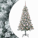 vidaXL Műfenyő gömbökkel 120 cm 150 LED Meleg fehér PVC és fém