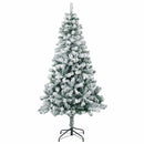vidaXL Műfenyő gömbökkel 120 cm 150 LED Meleg fehér PVC és fém