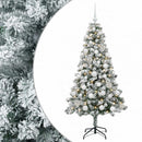 vidaXL Műfenyő gömbökkel 120 cm 150 LED Meleg fehér PVC és fém