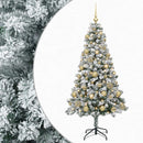 vidaXL Műfenyő gömbökkel 120 cm 150 LED Meleg fehér PVC és fém