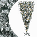 vidaXL Műkarácsonyfa gömbbel 180 cm 300 LED Meleg fehér PVC és fém