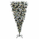 vidaXL Műkarácsonyfa gömbbel 240 cm 300 LED Meleg fehér PVC és fém