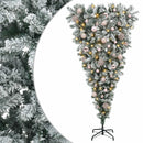 vidaXL Felfordított Műfenyő Karácsonyfá 150 cm 150 LED Meleg fehér