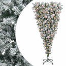 vidaXL Felfordított Műfenyő Karácsonyfá 180 cm 300 LED Meleg fehér
