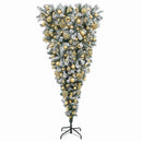 vidaXL Műkarácsonyfa gömbbel 240 cm 300 LED Meleg fehér PVC és fém