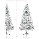 vidaXL Műkarácsonyfa gömbbel 120 cm 150 LED Meleg fehér PVC és fém