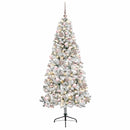 vidaXL Műkarácsonyfa gömbbel 180 cm 300 LED Meleg fehér PVC és fém