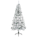 vidaXL Műkarácsonyfa gömbbel 180 cm 300 LED Meleg fehér PVC és fém