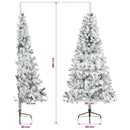 vidaXL Műkarácsonyfa gömbbel 180 cm 300 LED Meleg fehér PVC és fém