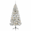vidaXL Műkarácsonyfa gömbbel 180 cm 300 LED Meleg fehér PVC és fém