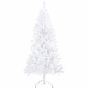 vidaXL Műanyag Hajtogatós Karácsonyfa 150 cm 150 LED Meleg fehér