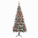 vidaXL Műkarácsonyfa gömbbel 120 cm 150 LED Meleg fehér PVC és fém