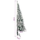vidaXL Műkarácsonyfa gömbbel 240 cm 300 LED Meleg fehér PVC és fém