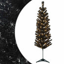 vidaXL Mű Karcsú Karácsonyi Fa 120 cm 150 LED Meleg fehér PVC és fém