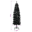 vidaXL Karcsú műkarácsonyfa gömbökkel 180 cm 300 LED Meleg fehér