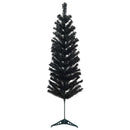 vidaXL Karcsú műkarácsonyfa gömbökkel 150 cm 150 LED Meleg fehér