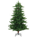 vidaXL Műfenyő gömbökkel 210 cm 300 LED Meleg fehér PVC és fém Zöld