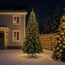 vidaXL Műanyag Hajtogatós Karácsonyfa 500 cm 900 LED Meleg fehér