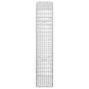 vidaXL Gabion 3,5 mm Dróttal és 5x2,5 cm Rácsos 50x20x100 cm