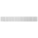 vidaXL Gabion 3,5 mm Dróttal és 5x2,5 cm Rácsos 1200x20x150 cm