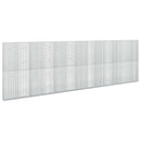 vidaXL Gabion 3,5 mm Dróttal és 5x2,5 cm Rácsos 650x20x200 cm