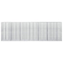 vidaXL Gabion 3,5 mm Dróttal és 5x2,5 cm Rácsos 650x20x200 cm