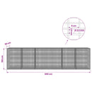 vidaXL Gabion 3,5 mm Dróttal és 5x2,5 cm Rácsos 600x30x150 cm