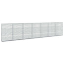 vidaXL Gabion 3,5 mm Dróttal és 5x2,5 cm Rácsos 700x30x150 cm