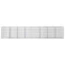 vidaXL Gabion 3,5 mm Dróttal és 5x2,5 cm Rácsos 800x30x150 cm