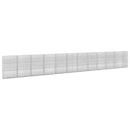 vidaXL Gabion 3,5 mm Dróttal és 5x2,5 cm Rácsos 1150x30x150 cm