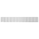 vidaXL Gabion 3,5 mm Dróttal és 5x2,5 cm Rácsos 1150x30x150 cm
