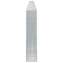 vidaXL Gabion 3,5 mm Dróttal és 5x2,5 cm Rácsos 1150x30x150 cm