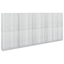vidaXL Gabion 3,5 mm Dróttal és 5x2,5 cm Rácsos 450x30x200 cm