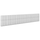 vidaXL Gabion 3,5 mm Dróttal és 5x2,5 cm Rácsos 1000x30x200 cm